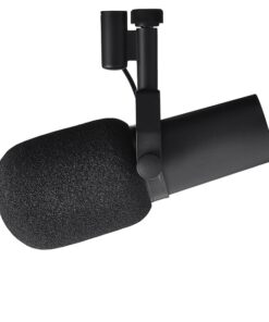 Shure SM7B vocal microphone side view