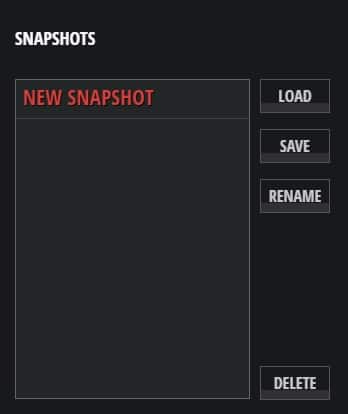 Take Snapshots on Soundcraft UI24r