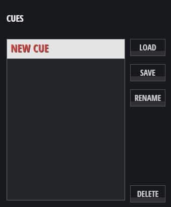 Create Cues top on Soundcraft UI24r