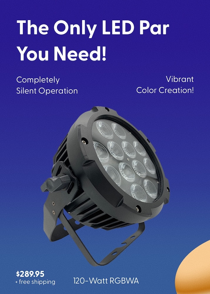 Silent Par LED Stage lighting