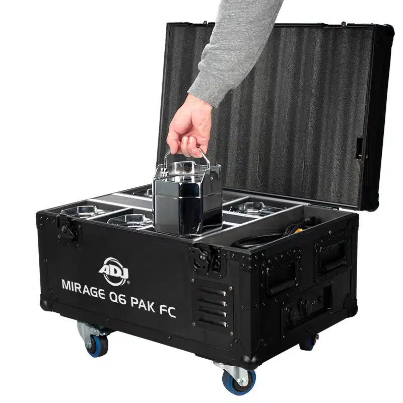 ADJ Q6 Pak mirage Q case side
