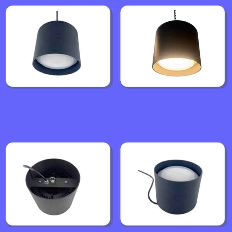 Spatial Flat Pendant 50W LED Recessed Light Fixture